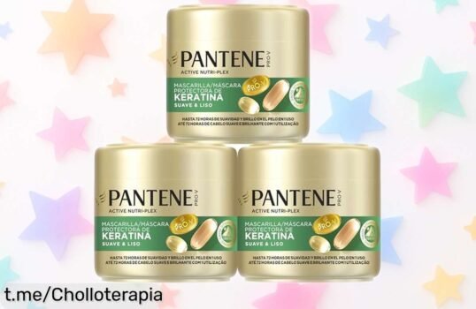 Mascarilla Pantene ProV Suave y liso 3x300ml: ¡Descuento brutal para un pelo fuerte y brillante sin frizz hasta 72h! Este super chollo espera por ti, no te lo pierdas.