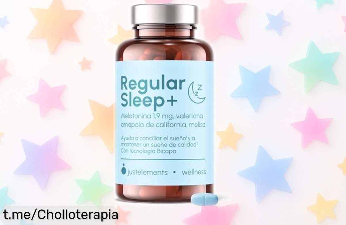Melatonina alta concentración con valeriana y amapola para dormir bien, ahora más barata: ¡90 cápsulas que transforman tus noches! Mejora tu descanso antes de que se acabe este chollo.