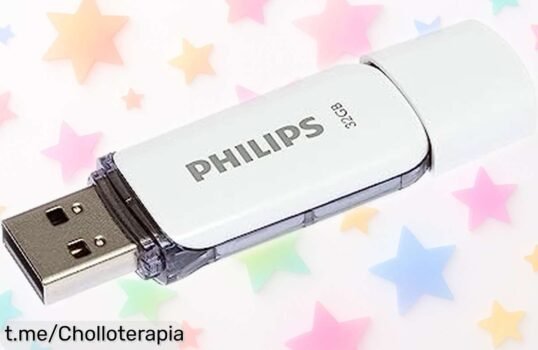 Memoria USB 2.0 Philips 32 Gb edición Nieve ultrarrápida y a un precio rebajado increíble; no dejes escapar esta oportunidad única de ser más eficiente en tu día a día.