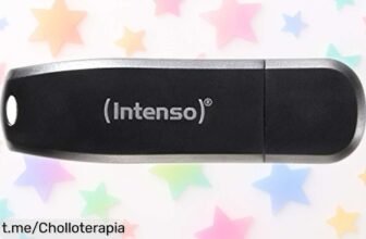Memoria USB de 64 GB Intenso Speed Line a precio loco: ¡guarda tus recuerdos y corre, que vuelan este super chollo!