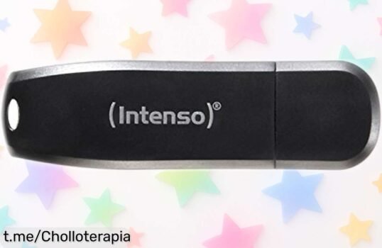 Memoria USB de 64 GB Intenso Speed Line, chollo con transferencia ultrarrápida y precio rebajado que volará ¡No te quedes sin el tuyo y guarda tus recuerdos a lo grande!
