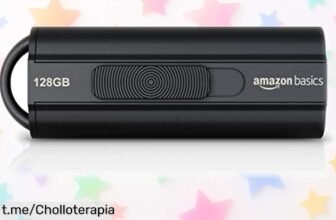 Memoria flash USB 3.1 de 128 GB Amazon Basics súper rápida y ahora a precio rebajado, un super chollo para guardar tus recuerdos ¡No te quedes sin la tuya!