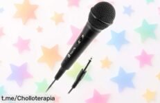 Micrófono vocal NGS Singer Fire, sonido profesional a precio rebajado: ¡Haz vibrar tu voz y siente la emoción de brillar en el escenario antes de que se acabe esta oferta!