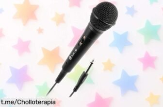 Micrófono vocal dinámico NGS Singer Fire rebajado a precio loco, calidad pro para que tu voz brille ¡No dejes escapar esta oportunidad y llénate de melodías ya!