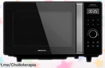 Microondas sin plato Cecotec GrandHeat 2500, el super chollo para cocinar fácil y rápido que no quiero que te pierdas; ¡aprovecha esta oferta limitada ya!