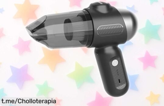 Mini aspirador de mano 4 en 1 EBOSSOM, ¡super chollo con caída de precio limitada! Mantén tu hogar y coche impecables sin esfuerzo y disfruta de la limpieza como nunca antes.