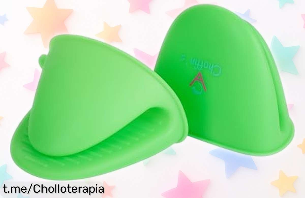 Mini guantes de silicona para horno que cuidan tus manos y están a un precio loco, quedan pocas unidades ¡no dejes escapar este ofertón antes que se agoten!