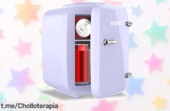 Mini nevera YASHE de 4 litros que enfría y calienta tus bebidas, ¡ofertón con caída de precio! Aprovéchate ya y disfruta del frescor en cualquier momento.