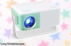 Mini proyector portátil Yoton Y3 con imagen HD, super chollo que trae el cine a tu hogar, ¡aprovecha este ofertón y disfruta de noches mágicas en casa sin complicaciones!