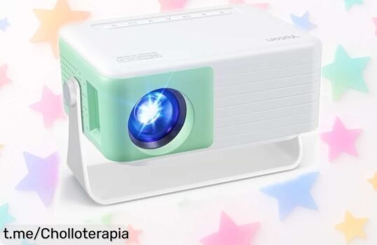 Mini proyector portátil Yoton Y3 con imagen HD, super chollo que trae el cine a tu hogar, ¡aprovecha este ofertón y disfruta de noches mágicas en casa sin complicaciones!