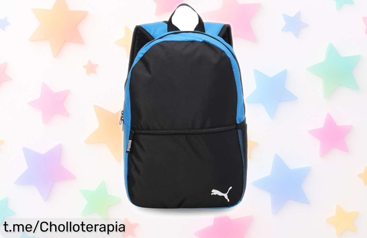 Mochila Puma teamGOAL con espacio de sobra y descuento brutal que no puedes dejar escapar, siente la libertad de llevarlo todo sin líos ¡Hazla tuya ya!