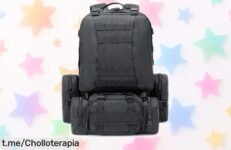 Mochila de senderismo 4 en 1 para hombre, perfecta para tus aventuras ¡Aprovecha este ofertón único y crea recuerdos inolvidables sin que se te escape!