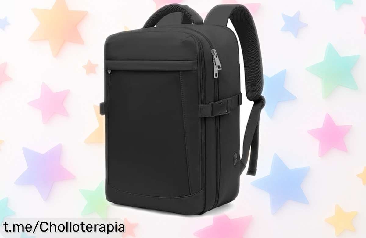 Mochila de viaje antirrobo para cabina, perfecta para Ryanair: ¡precios locos y ganga limitada que arroparán tus aventuras sin dramas!