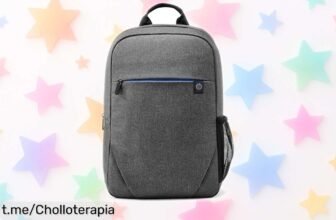Mochila para portátiles HP Prelude ultra ligera y resistente al agua, ¡oferta rebajadísima por tiempo limitado! Protege tu laptop en cada aventura con este super chollo.