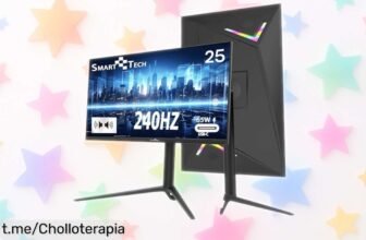 Monitor gaming 25” full HD con pantalla VA y 240Hz a precio loco, dale un upgrade a tu setup antes de que se agoten y juega como nunca soñaste.