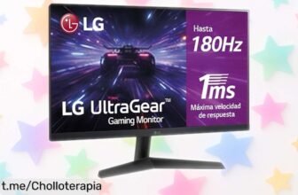 Monitor gaming ultrarápido LG 27GS60FB: imágenes vibrantes y velocidad impresionante a un precio rebajado que no podrás resistir, mejora tu juego antes de que se agote este ofertón.
