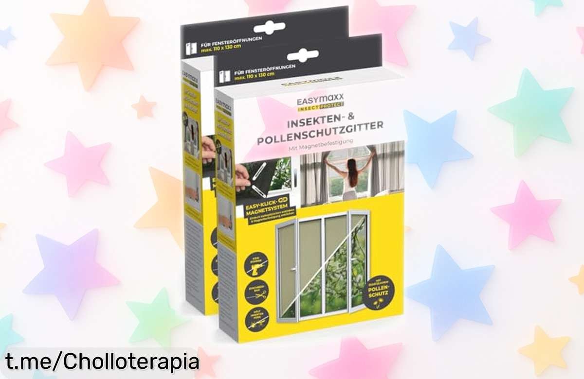 Mosquitera antipolen para ventanas sin taladro, fácil y cortada a medida: mantén fuera bichos este verano ¡a precio de ganga! No te lo pierdas, actúa ya.
