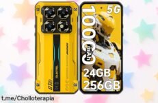 Móvil irrompible OUKITEL WP60 con batería imparable de 10000mAh y cámara brutal de 108MP a precio rebajado, ideal para aventuras ¡No te quedes sin el tuyo antes que se agote este chollazo!