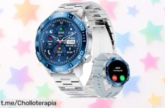 Nuevo reloj inteligente AMOLED para hombre, increíblemente versátil y a precio loco; ¡lleva estilo del trabajo al gym mientras te mantienes conectado!