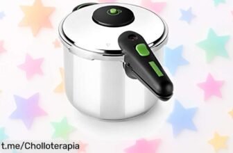 Olla a presión Monix Presto de 7 litros en acero inoxidable: ¡super chollo que te hará cocinar rápido y ahorrar energía! No pierdas esta oportunidad, las mejores comidas están esperándote.