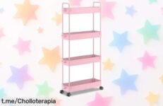 Organiza tu vida con el carro de almacenamiento SOLEJAZZ, ahora a precio rebajado; ¡hazte con él y disfruta del orden en casa antes que se agote!