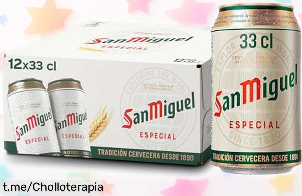 Pack 12 latas de San Miguel Especial Lager: ¡super chollo refrescante en oferta limitada para crear momentos memorables con amigos!