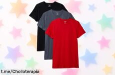 Pack de 3 camisetas Calvin Klein para hombre XXL, diseño icónico y ajuste perfecto a un precio rebajado que no verás otra vez. ¡No te quedes sin ellas, siente el estilo!