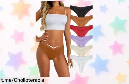 Pack de 6 bragas invisibles Memouniva a precio locura, son tan cómodas que olvidarás que las llevas puestas y te harán sentir fabulosa todo el día. ¡Hazte con ellas ya!