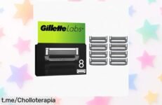 Pack de 8 cuchillas GilletteLabs a precio rebajado, afiladas y duraderas para un afeitado perfecto. Aprovecha esta oferta limitada y despierta tu frescura ahora mismo.