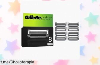 Pack de 8 cuchillas GilletteLabs a precio rebajado, afiladas y duraderas para un afeitado perfecto. Aprovecha esta oferta limitada y despierta tu frescura ahora mismo.