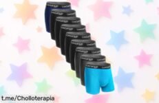 Pack de 9 boxer Lowbangge para hombre en algodón elástico con precio rebajado que no volverás a ver ¡Siente la libertad y aprovecha esta oportunidad ya!