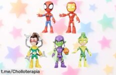 Pack de cinco figuras Spidey and His Amazing Friends a precio rebajado: mil aventuras esperan ¡No te pierdas este super chollo y diviértete como nunca!