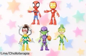 Pack de cinco figuras Spidey and His Amazing Friends a precio rebajado: mil aventuras esperan ¡No te pierdas este super chollo y diviértete como nunca!