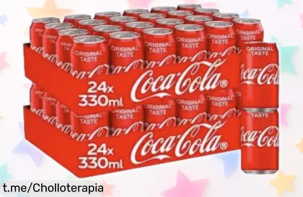Pack increíble de refrescos CocaCola original y zero en 48 latas, ¡precios rebajados que no se repiten! Disfruta con tus amigos antes de que se agote esta oferta única.