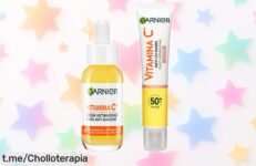 Pack sérum anti manchas Garnier con vitamina C y fluido diario FPS50+, precio locura para despedirte de esas manchas ¡Hazlo por tu piel, es el momento perfecto!