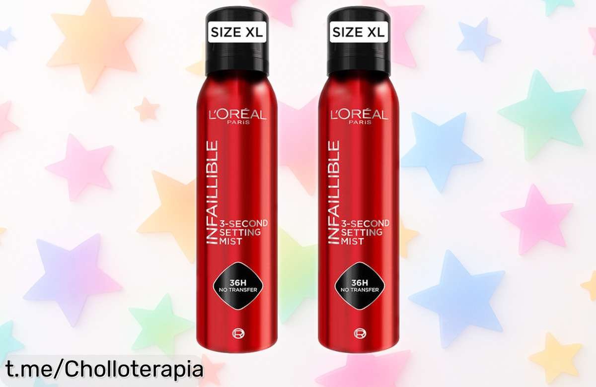 Pack spray fijador Infaillible 36h de L’Oréal Paris a un precio loco, ¡duración a prueba de todo! Aprovecha este ofertón y luce siempre espectacular, pero solo por tiempo limitado.