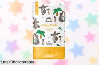 Pañales braguita Mama Bear Disney talla 6, protección nocturna de 12 horas y pack de 60 unidades ¡aprovéchate del super chollo que hará las noches más tranquilas para ti y tu peque!