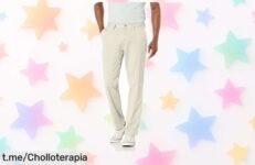 Pantalón chino Náutica Classic Fit Stone a precio rebajado, ideal para llevar todo y lucir genial cada día. ¡Aprovecha este super chollo antes de que se esfume!