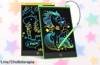 Paquete de 2 tabletas LCD TECJOE de escritura para los peques, ¡oferta que inspira la creatividad a un precio rebajado! No dejes pasar esta oportunidad divertida y única.