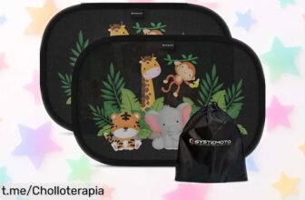 Parasol para coche bebé Systemoto ultra oscuro: protege a tu pequeño del sol con este super chollo que no puedes dejar escapar, ¡aprovéchalo antes de que se agote!