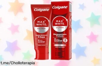 Pasta de dientes blanqueadora Colgate Max White Ultra Active Foam, rebajada y lista para eliminar manchas en solo 3 días. ¡Consigue esa sonrisa radiante antes que se acabe!