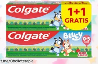 Pasta dentífrica infantil Colgate Kids Bluey sabor fresa, pack 2 x 50 ml a precio rebajado que no se repetirá. ¡Haz que tus peques sonrían felices hoy mismo!