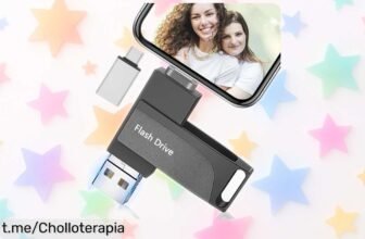 Pendrive 512 GB Levida, ¡ofertón de locura! Transferencia ultrarrápida y seguridad Touch ID a un precio rebajado; guarda tus recuerdos sin preocupaciones. ¡Aprovecha este chollo antes que se acabe!