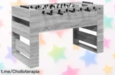 Perfecta mesa de futbolín gris Sonoma para momentos inolvidables con amigos: ¡rebajada a precio de ganga por tiempo limitado, no te quedes sin la tuya!