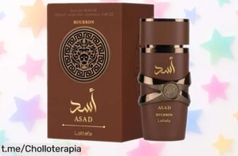 Perfume Lattafa Asad Bourbon para hombre - Sensacional aroma árabe amaderado a precio rebajado, ¡no dejes escapar este ofertón y deslumbra con tu confianza hoy mismo!