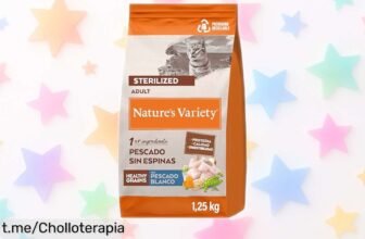 Pienso para gatos esterilizados Nature's Variety con pescado blanco sin espinas a precio rebajado, ¡ofertón que hará feliz a tu gato y cuidará su salud!