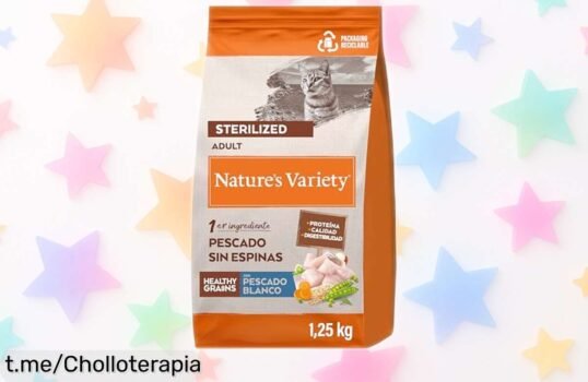 Pienso para gatos esterilizados Nature's Variety con pescado blanco sin espinas a precio rebajado, ¡ofertón que hará feliz a tu gato y cuidará su salud!