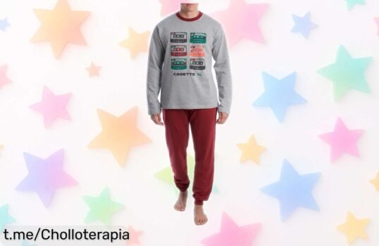 Pijama de invierno afelpado Kisses and Love: Un super chollo para abrigarte con estilo y cariño, ¡no te lo pierdas y siente el calor que mereces!