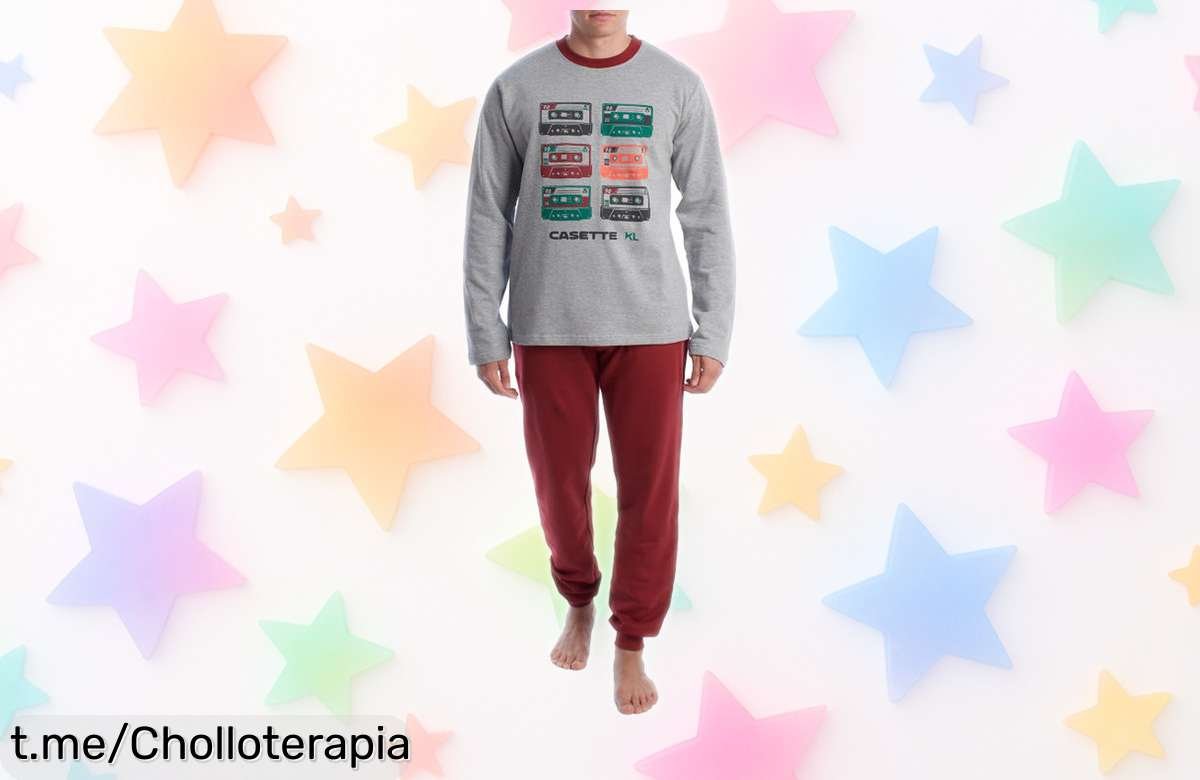 Pijama de invierno afelpado Kisses and Love: Un super chollo para abrigarte con estilo y cariño, ¡no te lo pierdas y siente el calor que mereces!