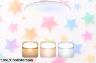 Plafón LED novapollo Ø37cm con cambio de tono y luz potente, ¡descuento brutal para iluminar tu hogar felizmente ahora mismo!